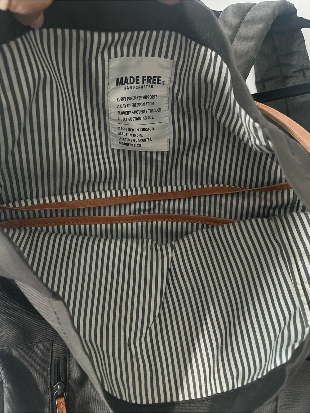 Made Free charcoal grey